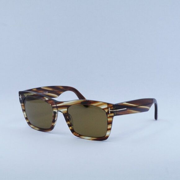 🕶️ New Tom Ford Nico 02 FT1062 56E Sunglasses - Havana Frame, Brown Lenses